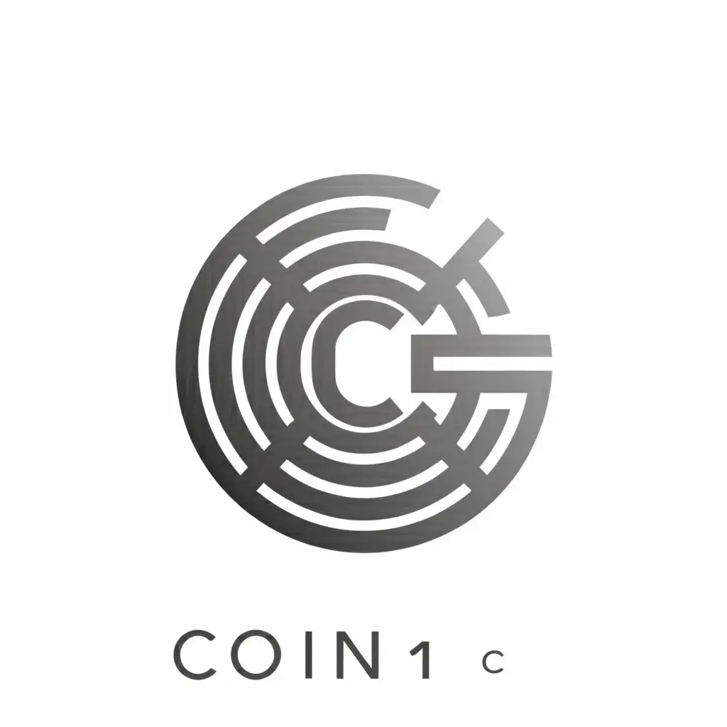 a logo design,with the text "COIN 1 C", main symbol:Coin,Moderate,be used in Retail industry,clear background