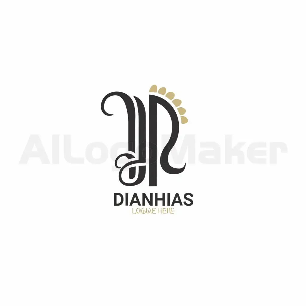 a logo design,with the text "DC Dianhias", main symbol:DC,Moderate,be used in decoration industry,clear background