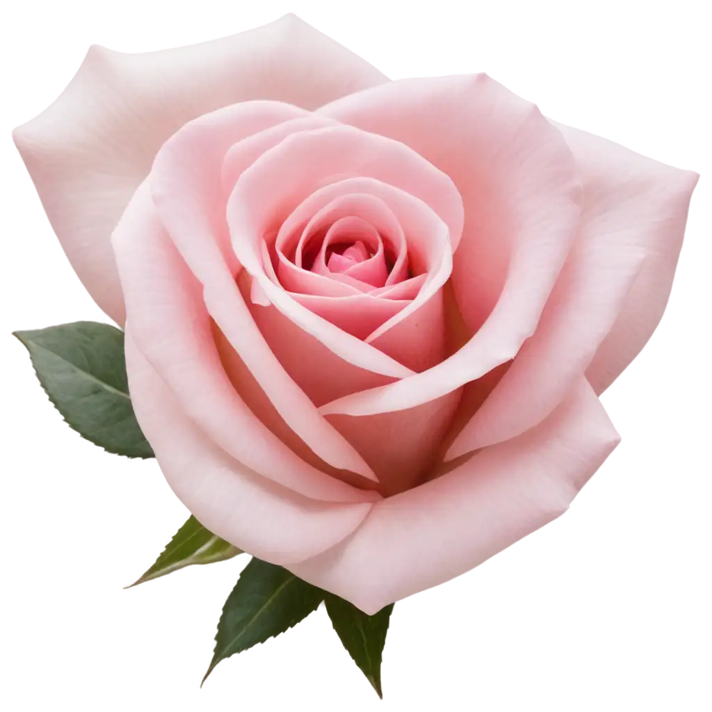 Stunning-CloseUp-of-a-Light-Pink-Rose-in-PNG-Format