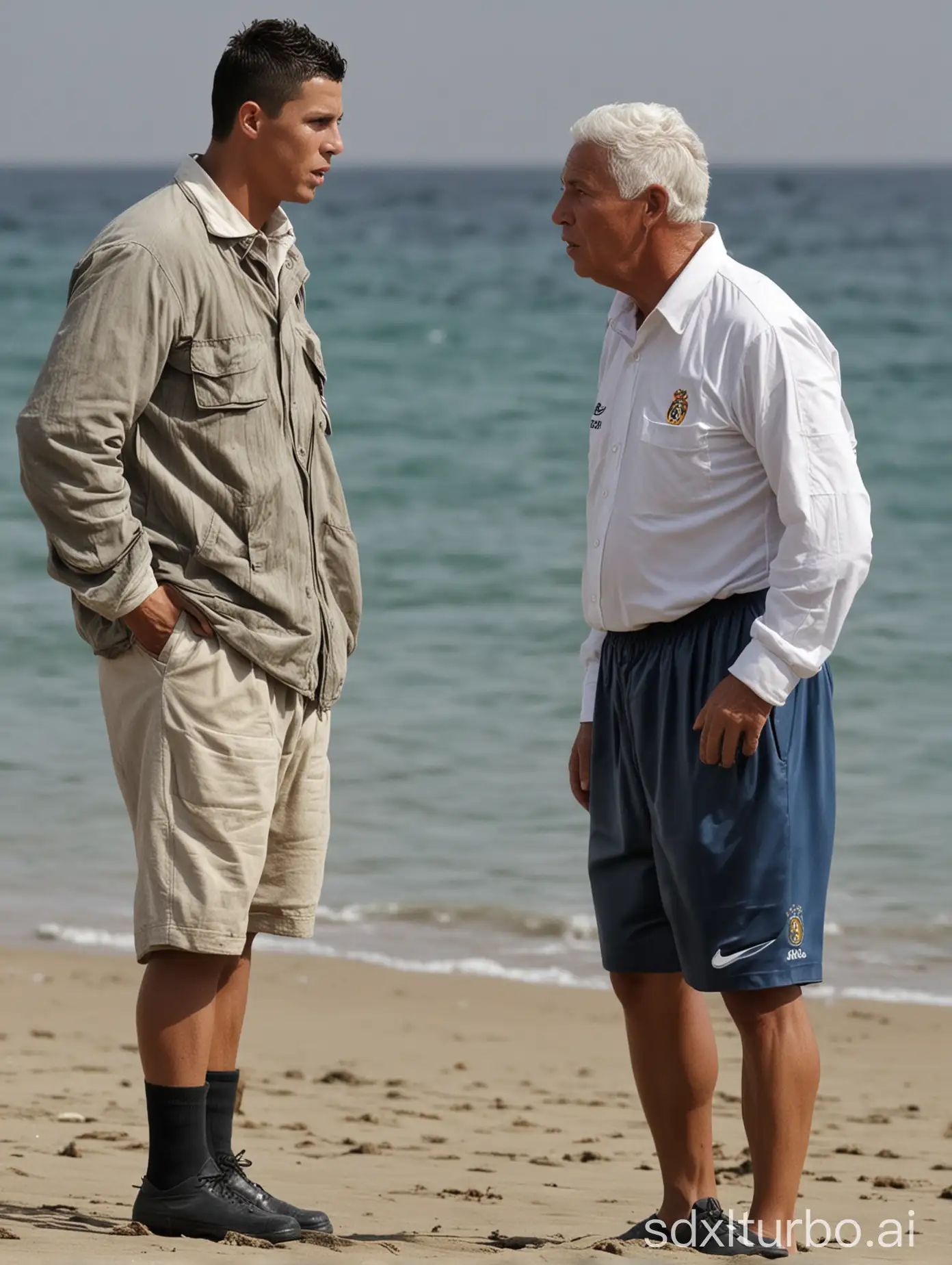 old fisherman, fisherman tells Ronaldo listens.