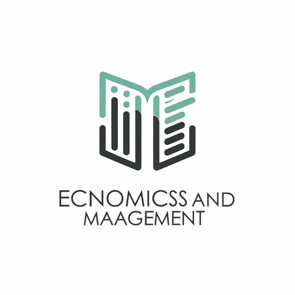 a logo design,with the text "Economics and Management", main symbol:education,Умеренный,be used in Другие industry,clear background