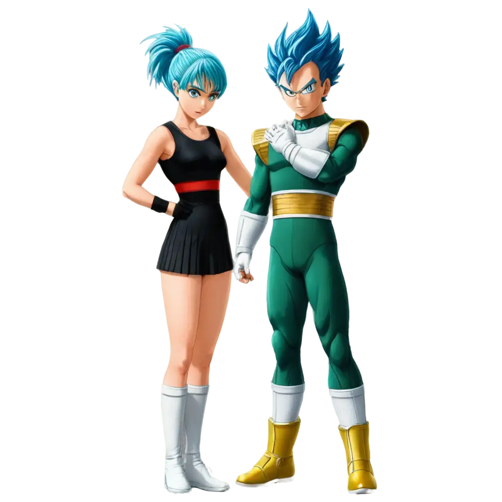 Embrace-of-Vegeta-and-Bulma-in-Stunning-PNG-Art-A-Tribute-to-Their-Enduring-Love