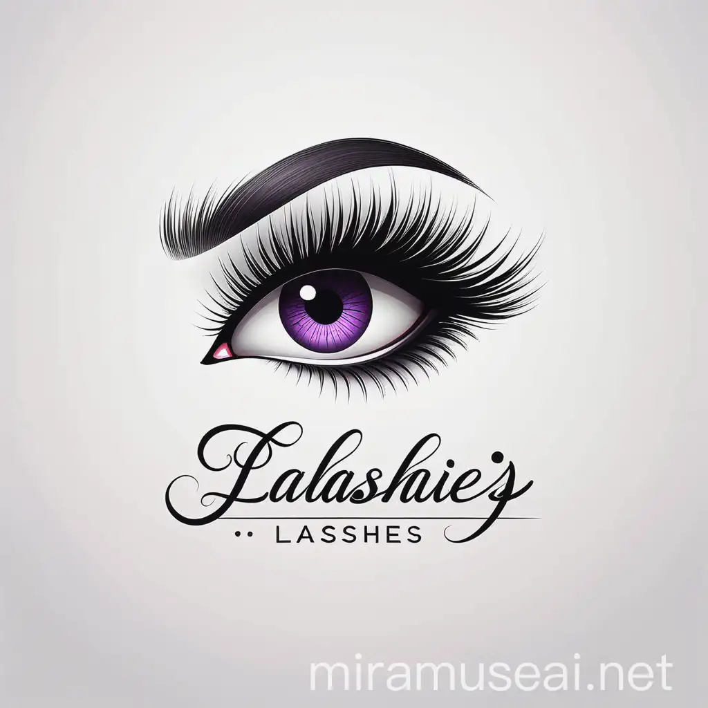 Luxurious Eyelash Salon Logo Design
