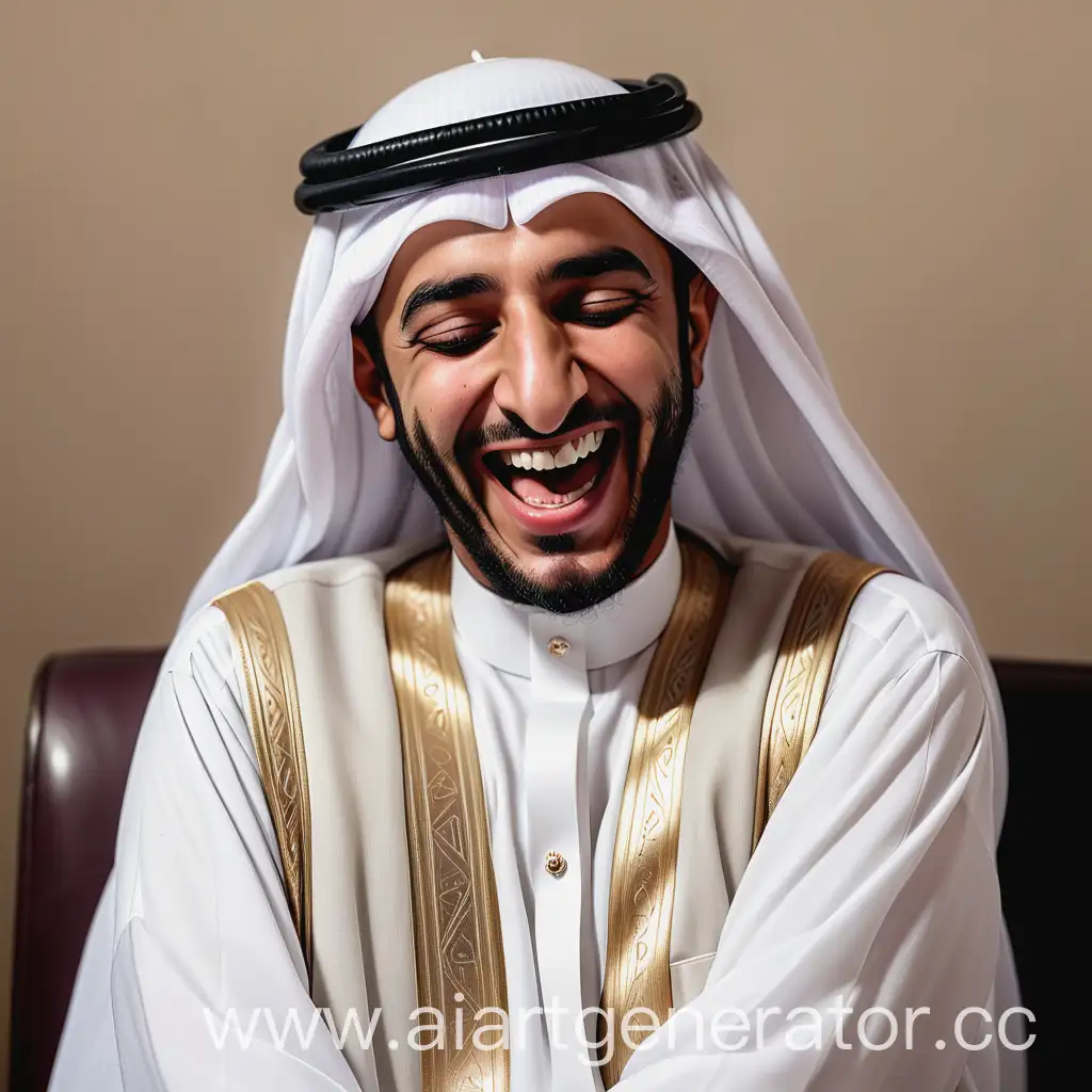 Arab-Sheikh-Laughing-with-Tears-of-Joy