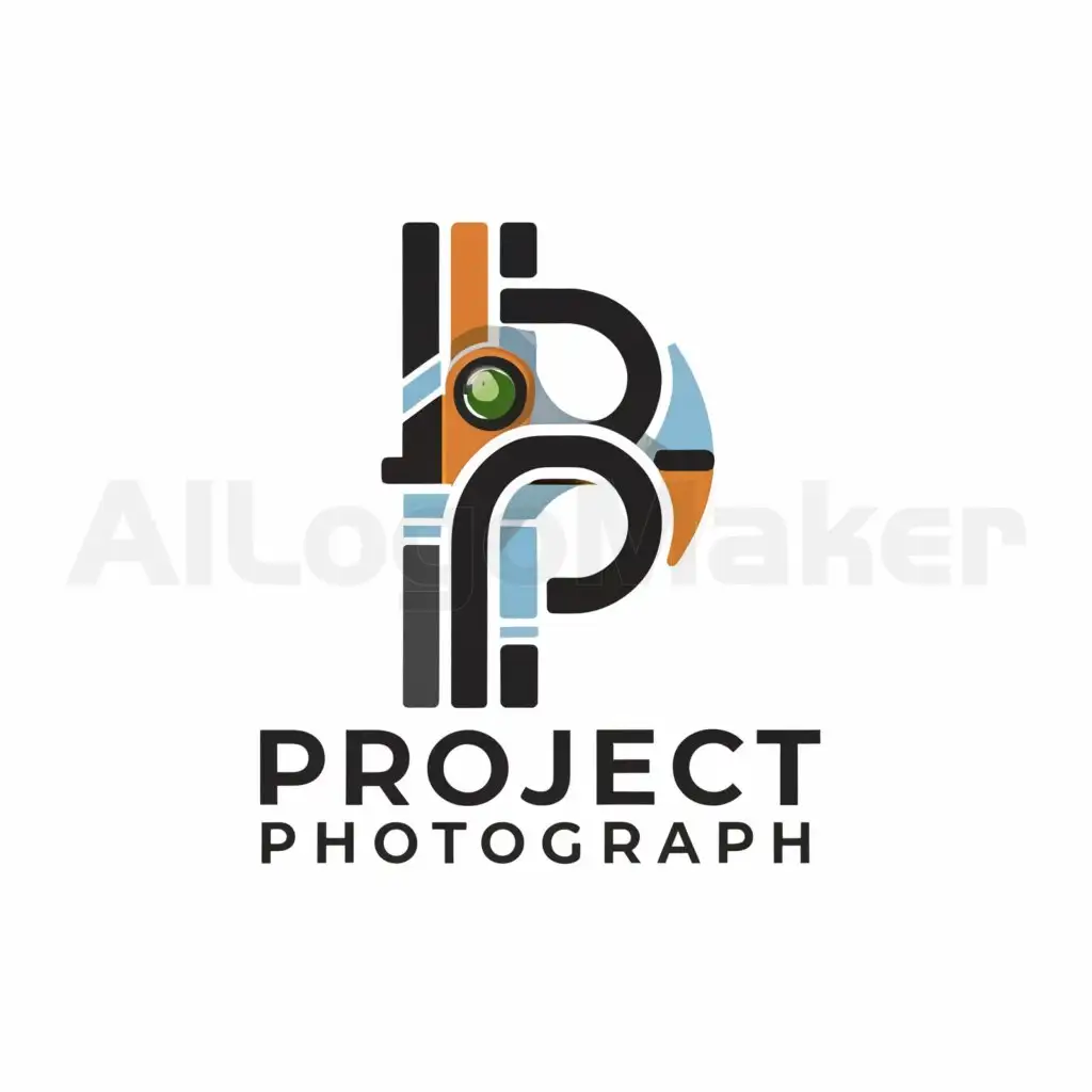 a logo design,with the text "Project Photograph", main symbol:P,Moderate,be used in Entertainment industry,clear background