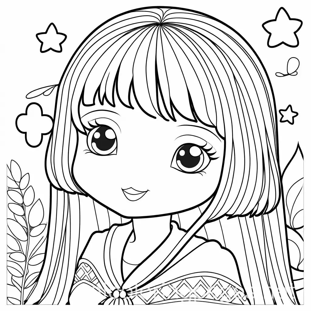 Simple-Coloring-Page-for-Kids-Black-and-White-Line-Art