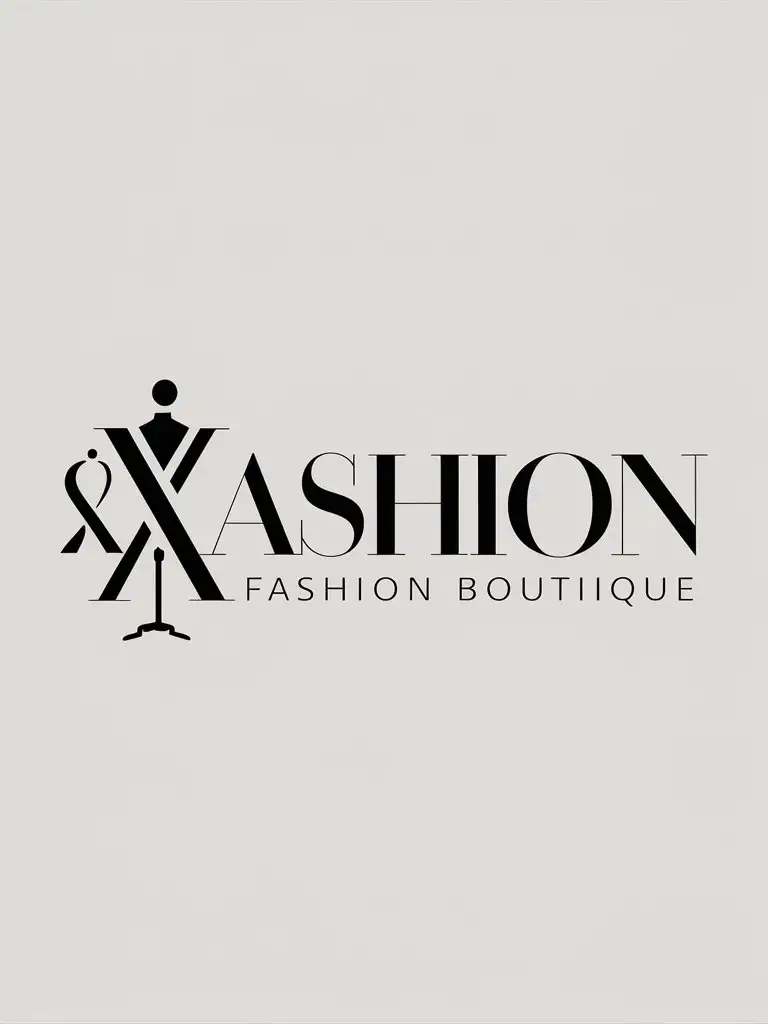 生成服装Xashion店铺名称的logo图片