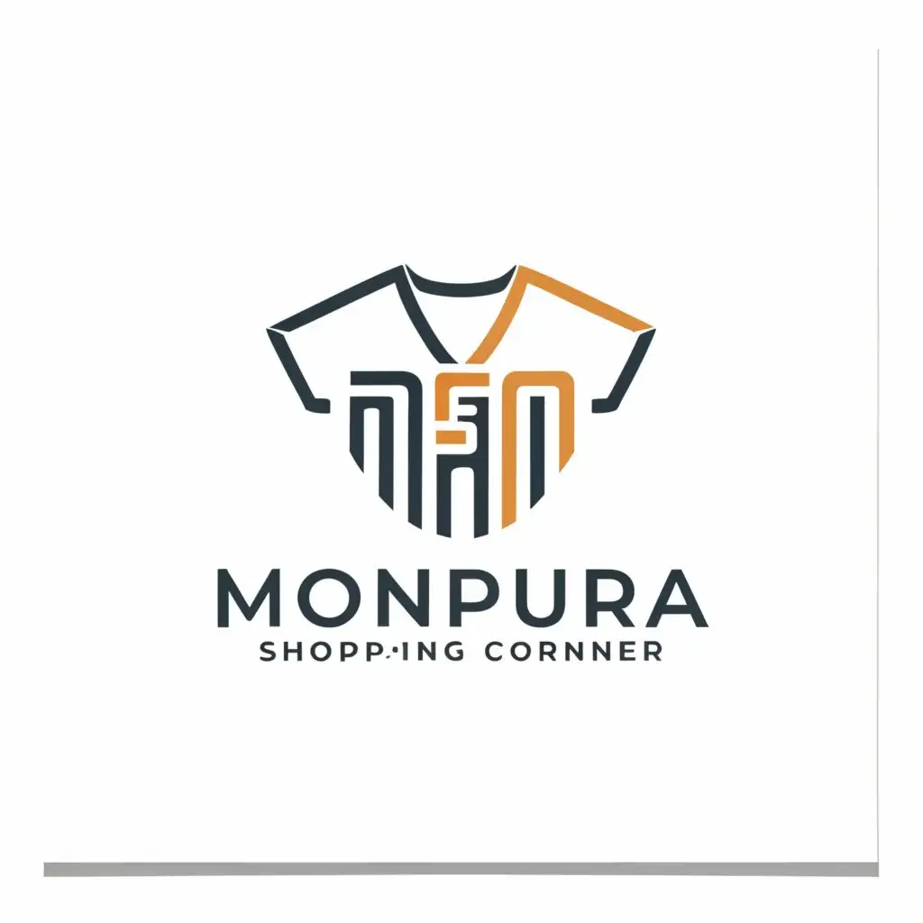 a logo design,with the text "Monpura Shopping Corner", main symbol:MSC design with shirt,Moderate,clear background
