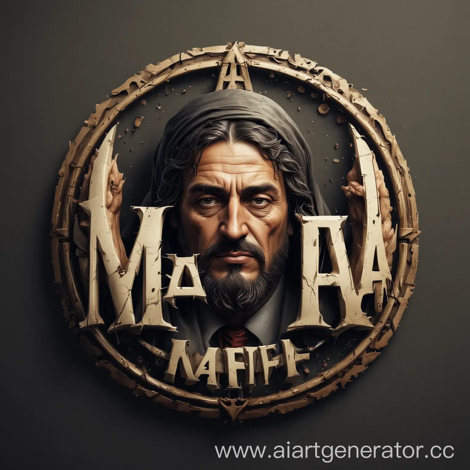 Circular-Mafia-Logo-Featuring-Jebus-as-Leader