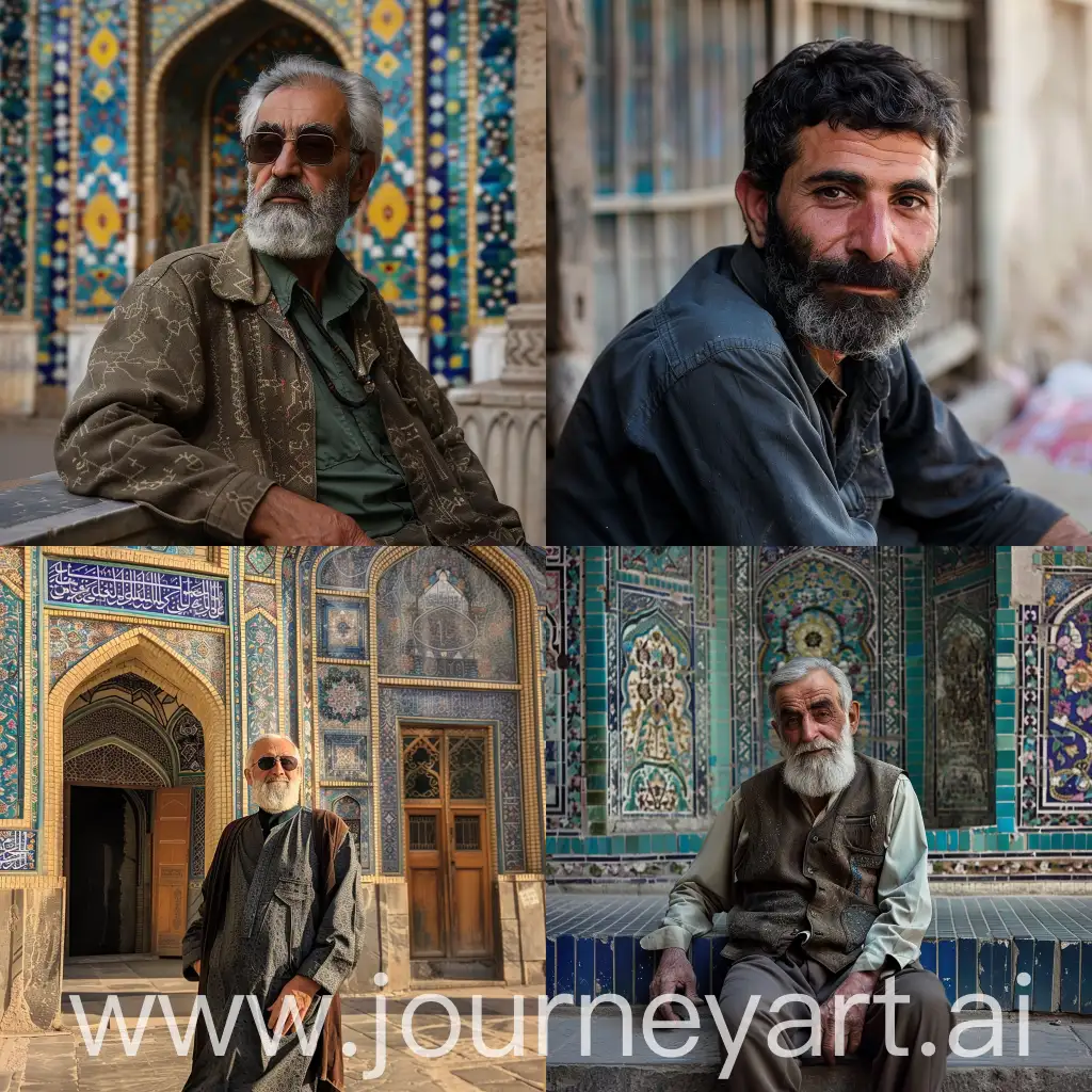 Iranian-Man-Portrait-with-Traditional-Attire