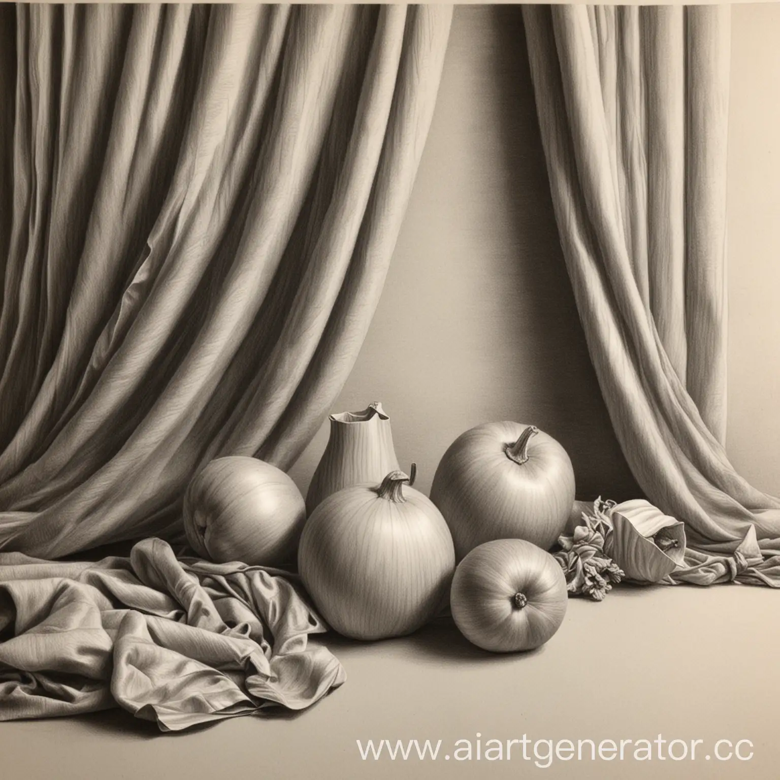Realistic-Still-Life-Drawing-of-Three-Varied-Items-with-Graphite-Pencils
