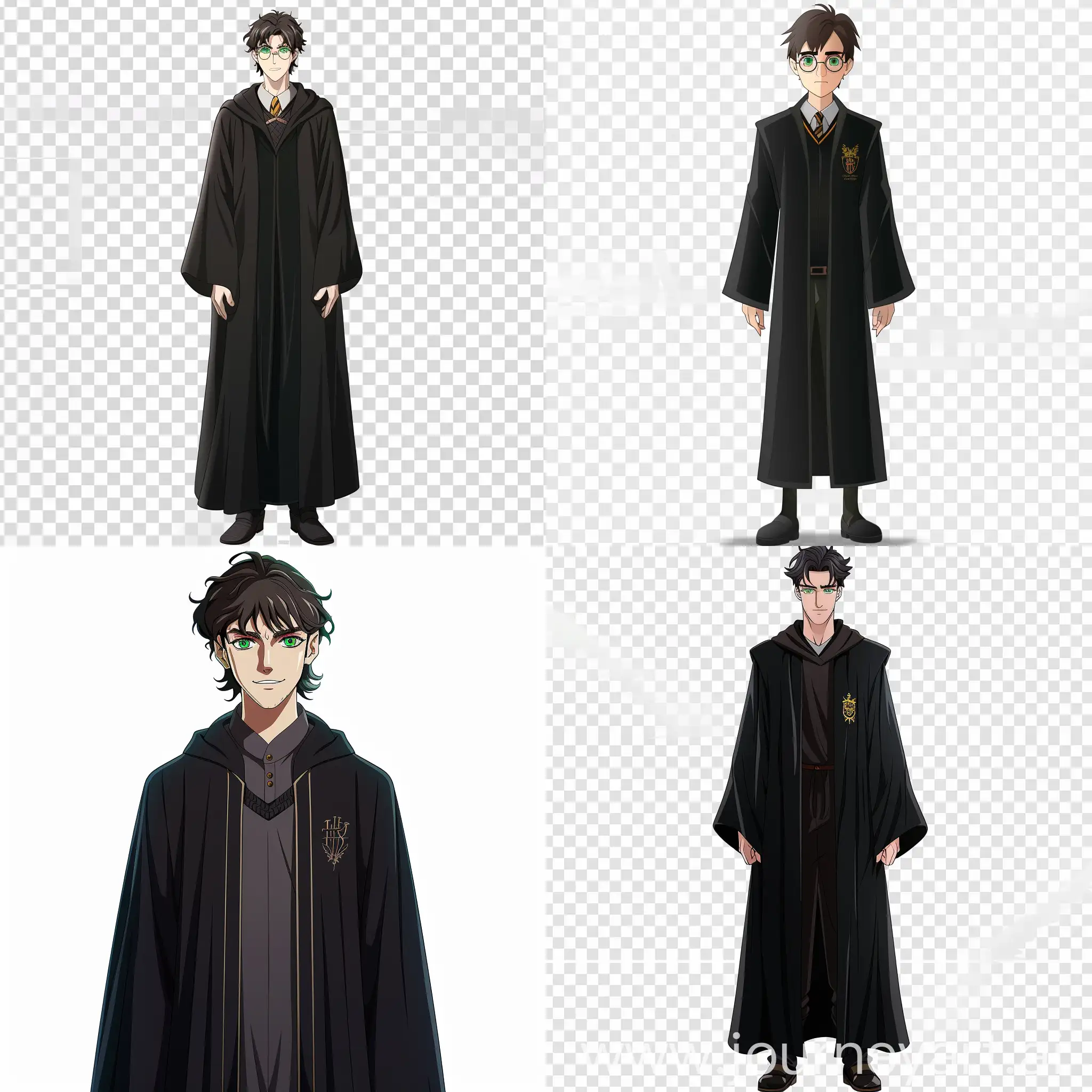 Handsome-Harry-Potter-Character-in-Griffindor-Robe-2D-Anime-Style