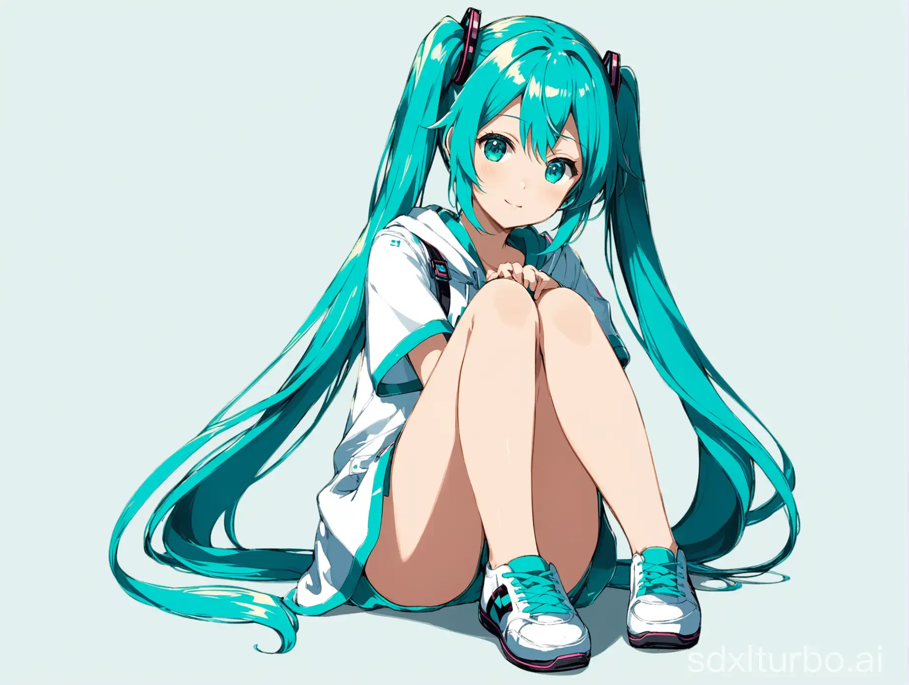 Hatsune-Miku-Sitting-Tranquil-Anime-Character-with-Clear-Background