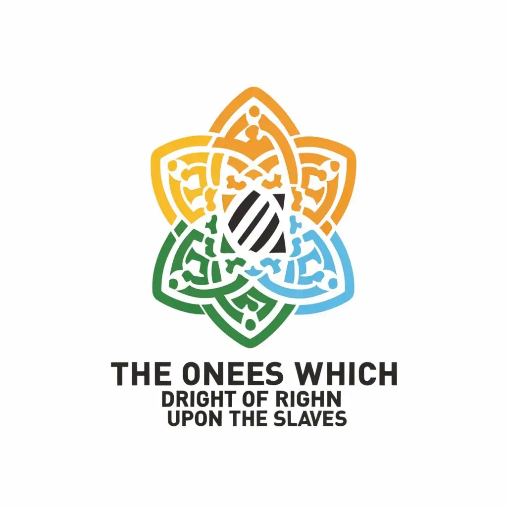 a logo design,with the text "The oneness which is the right of God upon the slaves.", main symbol:The people of the Sunnah and the Jama'ah.,Moderate,be used in Religious industry,clear background