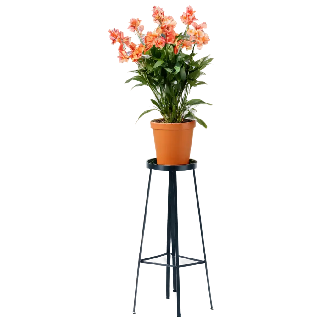 Elevate-Your-Online-Presence-with-a-Stunning-Tall-Flower-Stand-PNG-Image