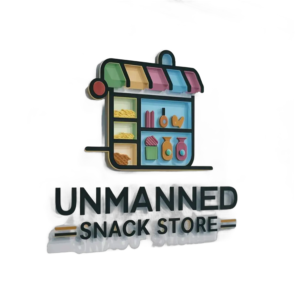 a logo design,with the text "school unmanned snack store", main symbol:colorful snack store,Moderate,be used in Retail industry,clear background