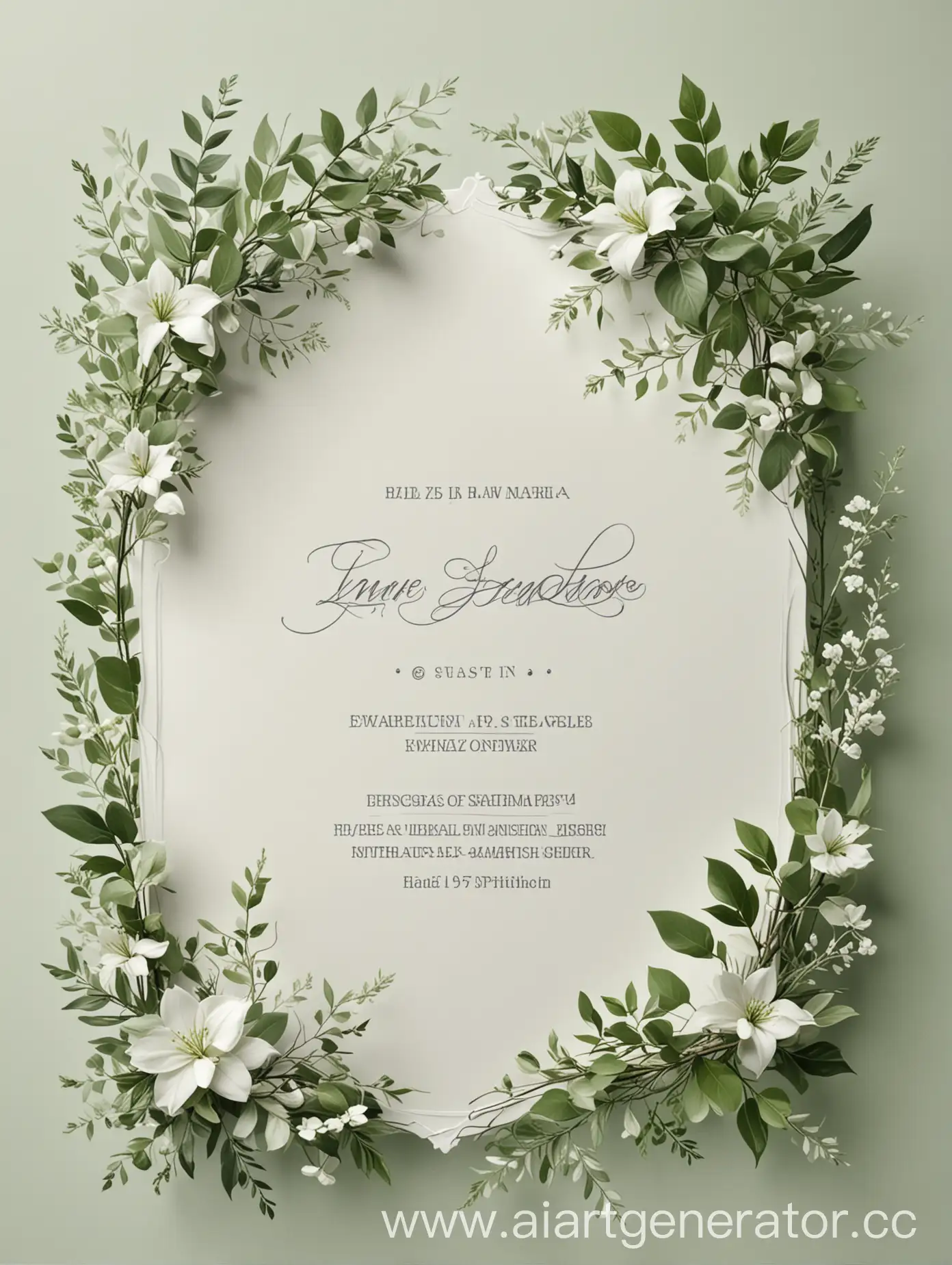 Elegant-Wedding-Invitation-Card-with-Tender-Green-and-White-Theme