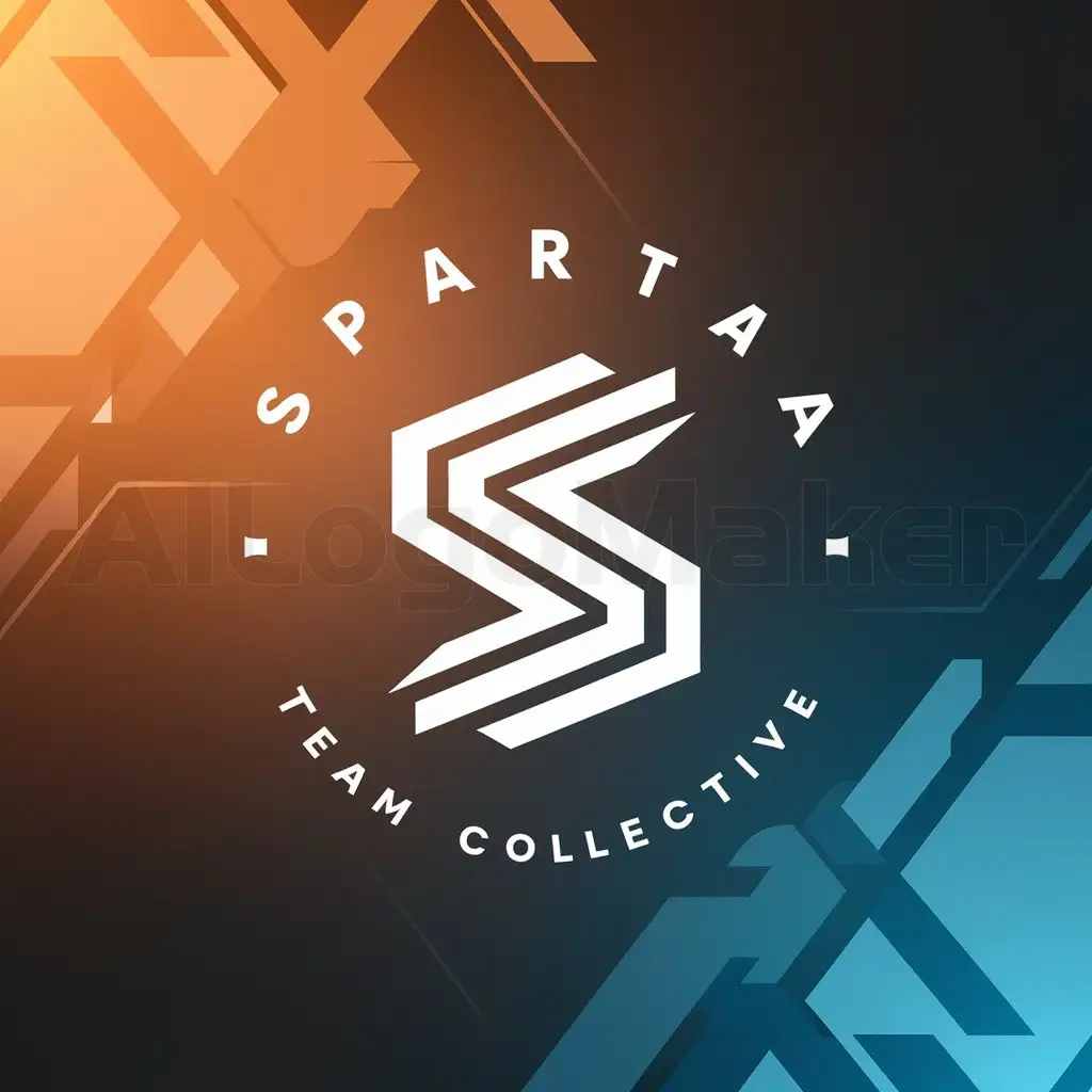 a logo design,with the text "SPARTA", main symbol:Sparta team collective,complex,clear background
