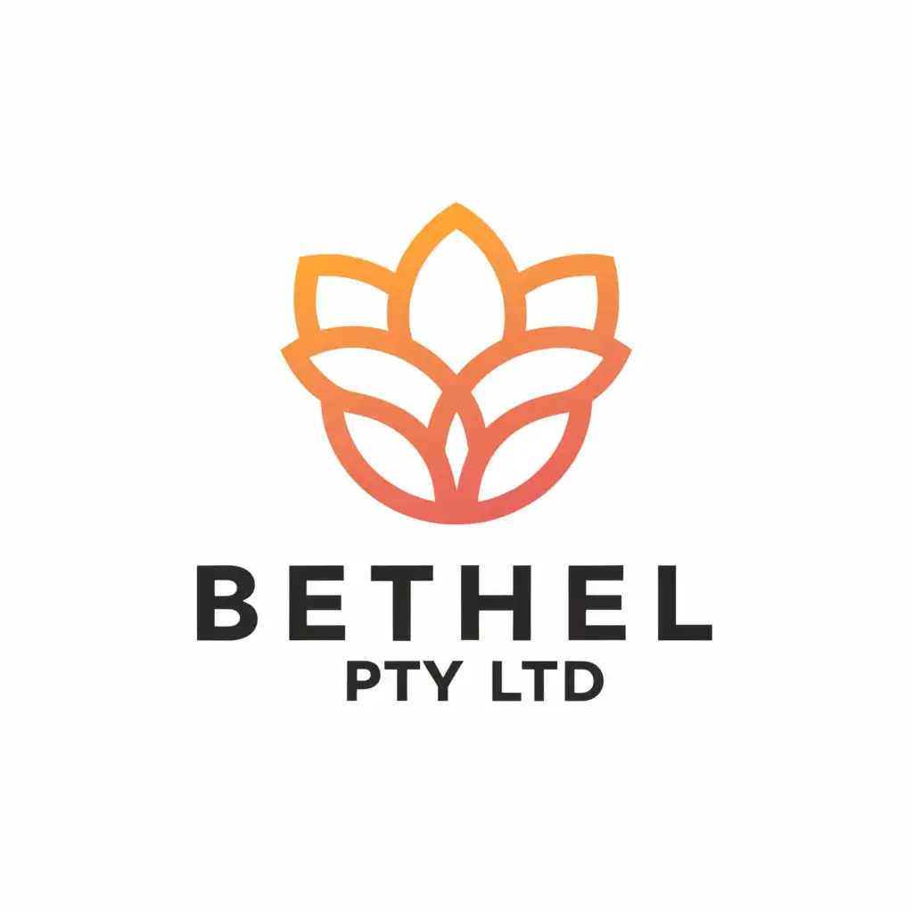 a logo design,with the text "Bethel Pty Ltd", main symbol:Kina Shell,Minimalistic,be used in Transport industry,clear background