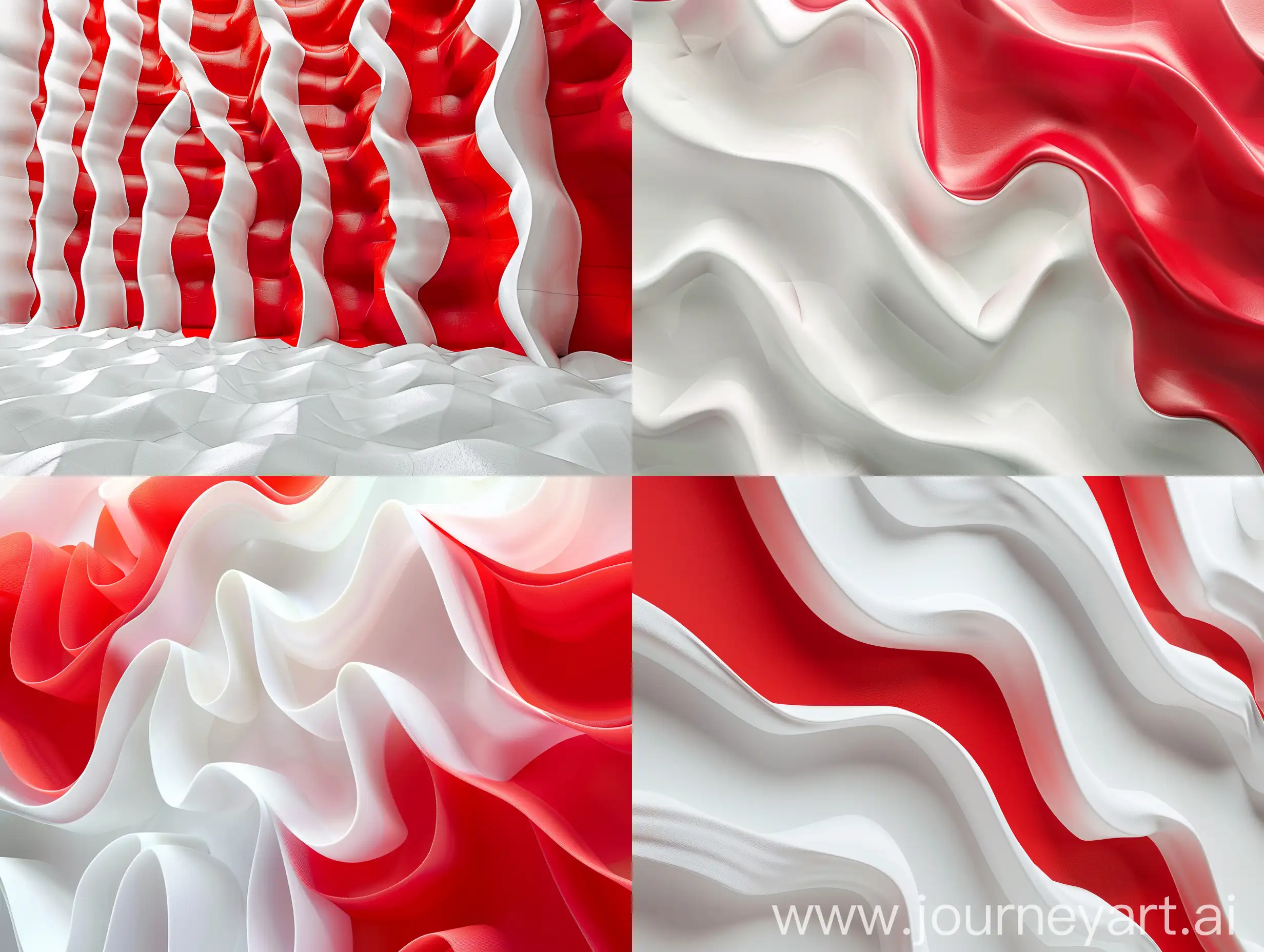 Volumetric-Red-and-White-Background-for-Video-Production