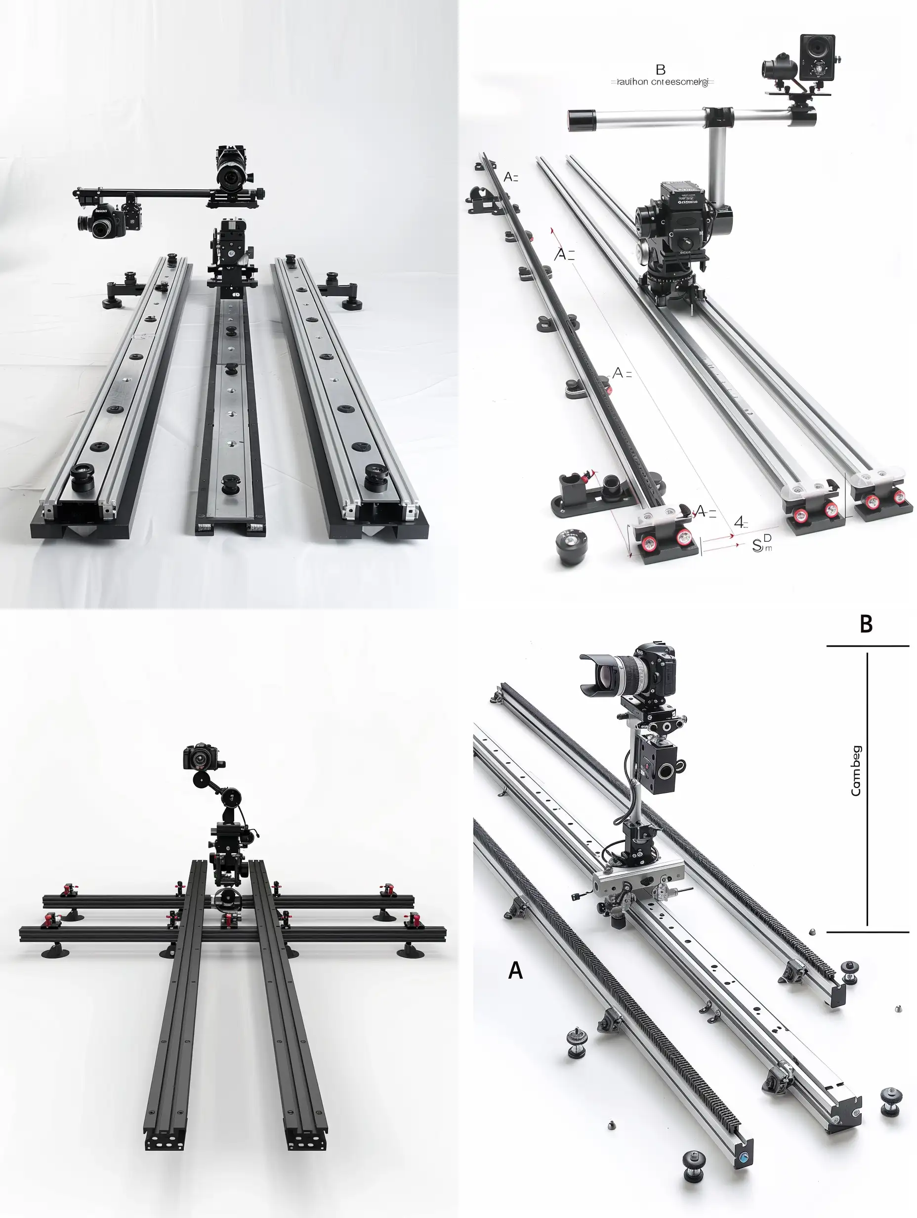 FourAxis-Mechanical-Arm-Sliding-on-Guide-Rails-with-Camera