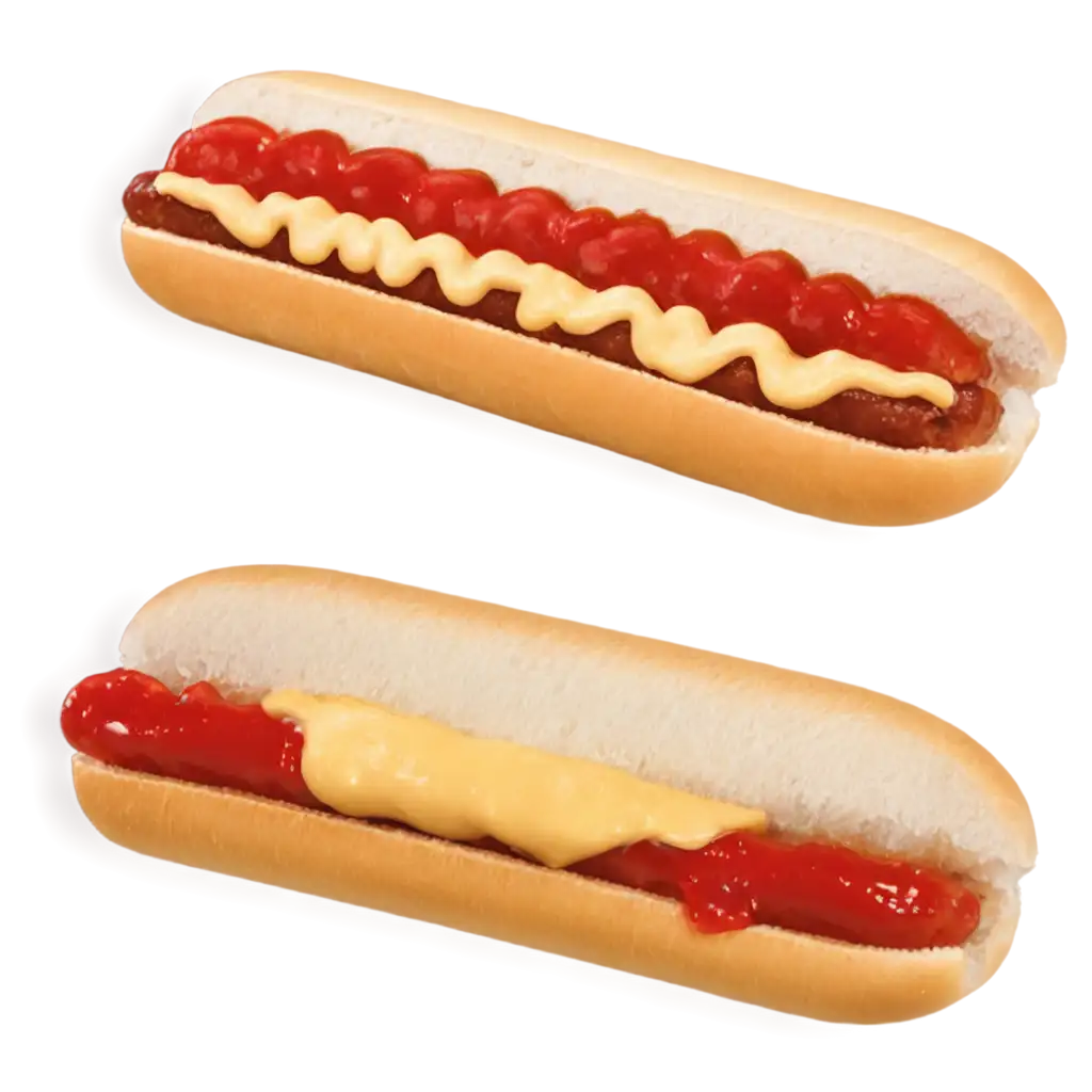 hotdog sandwich with ketchup and mayo