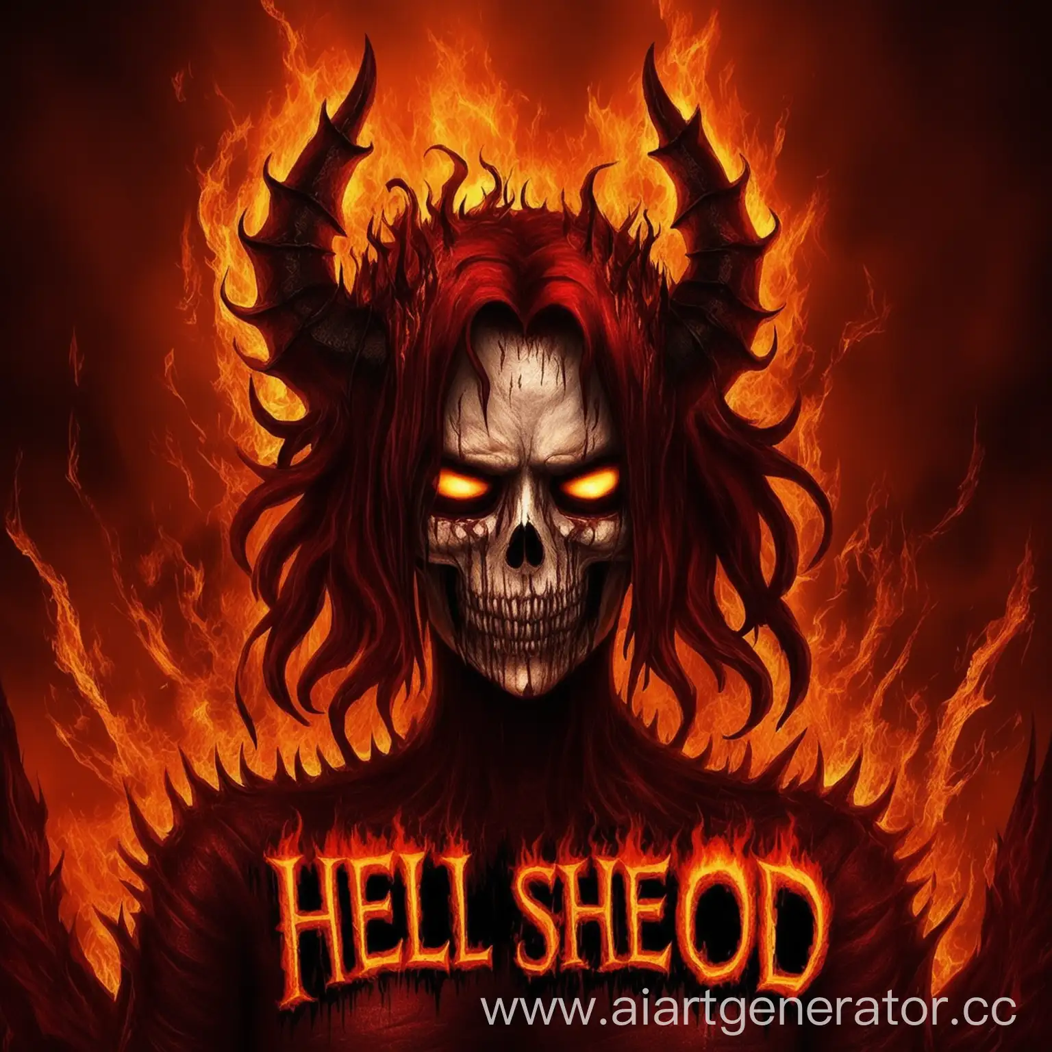 create a profile photo with the nickname hell1sheod