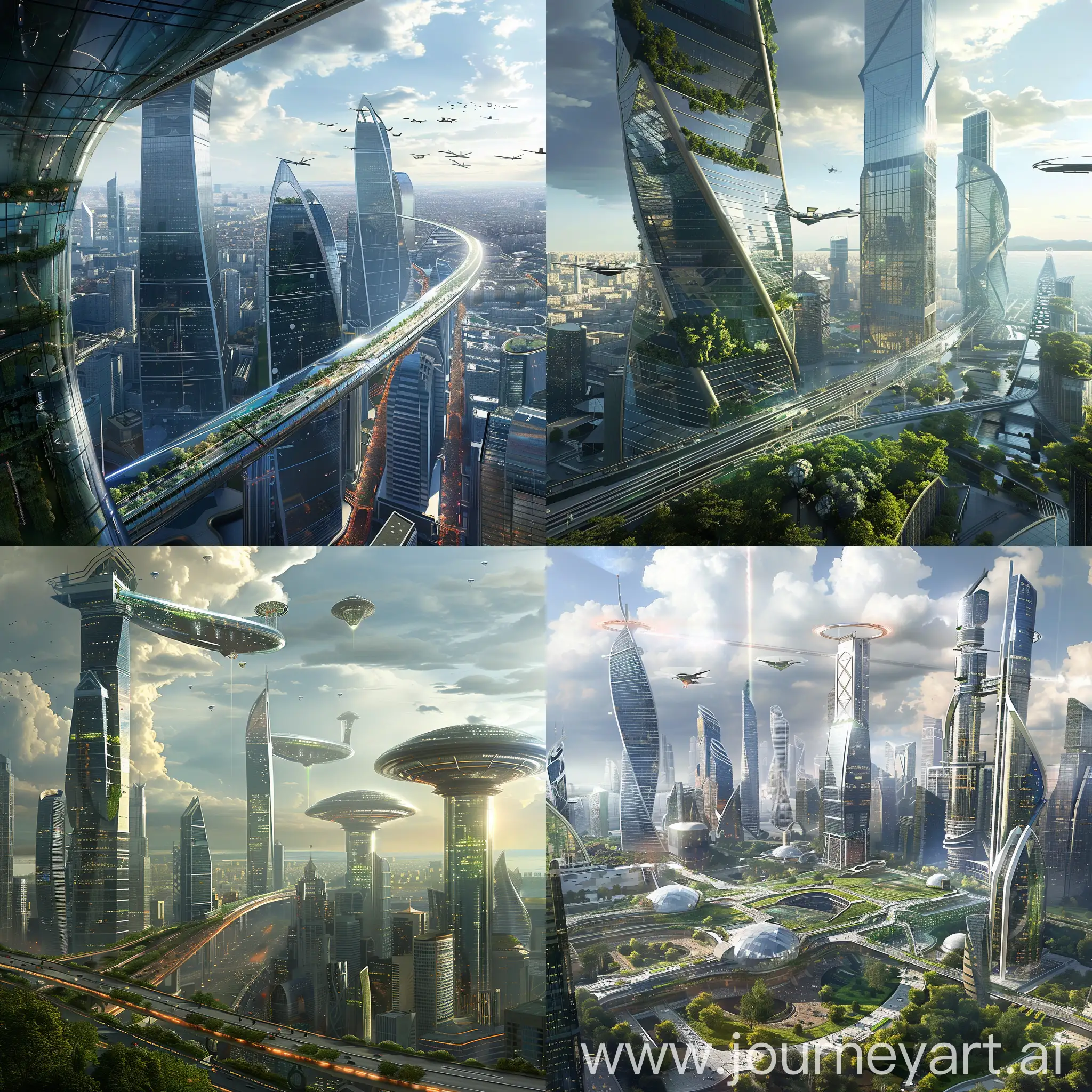 Futuristic-Moscow-Cityscape-with-SelfHealing-Buildings-and-Drone-Delivery-Systems