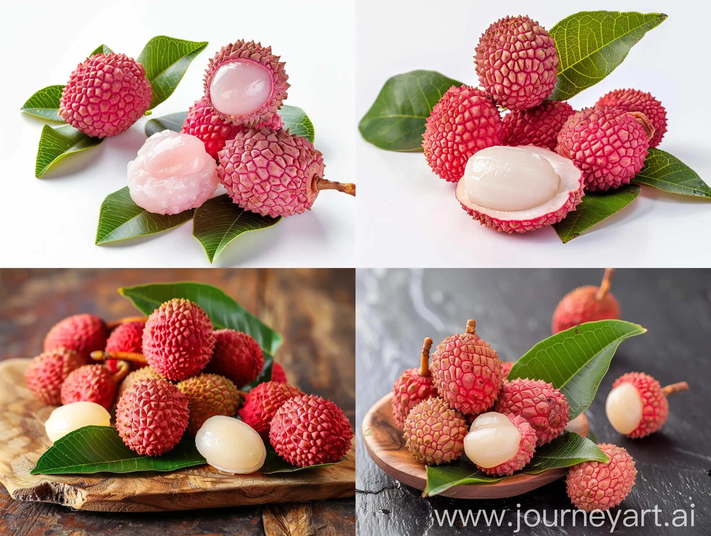 Fresh-and-Juicy-Lychee-Fruits-Vibrant-Advertisement-Image