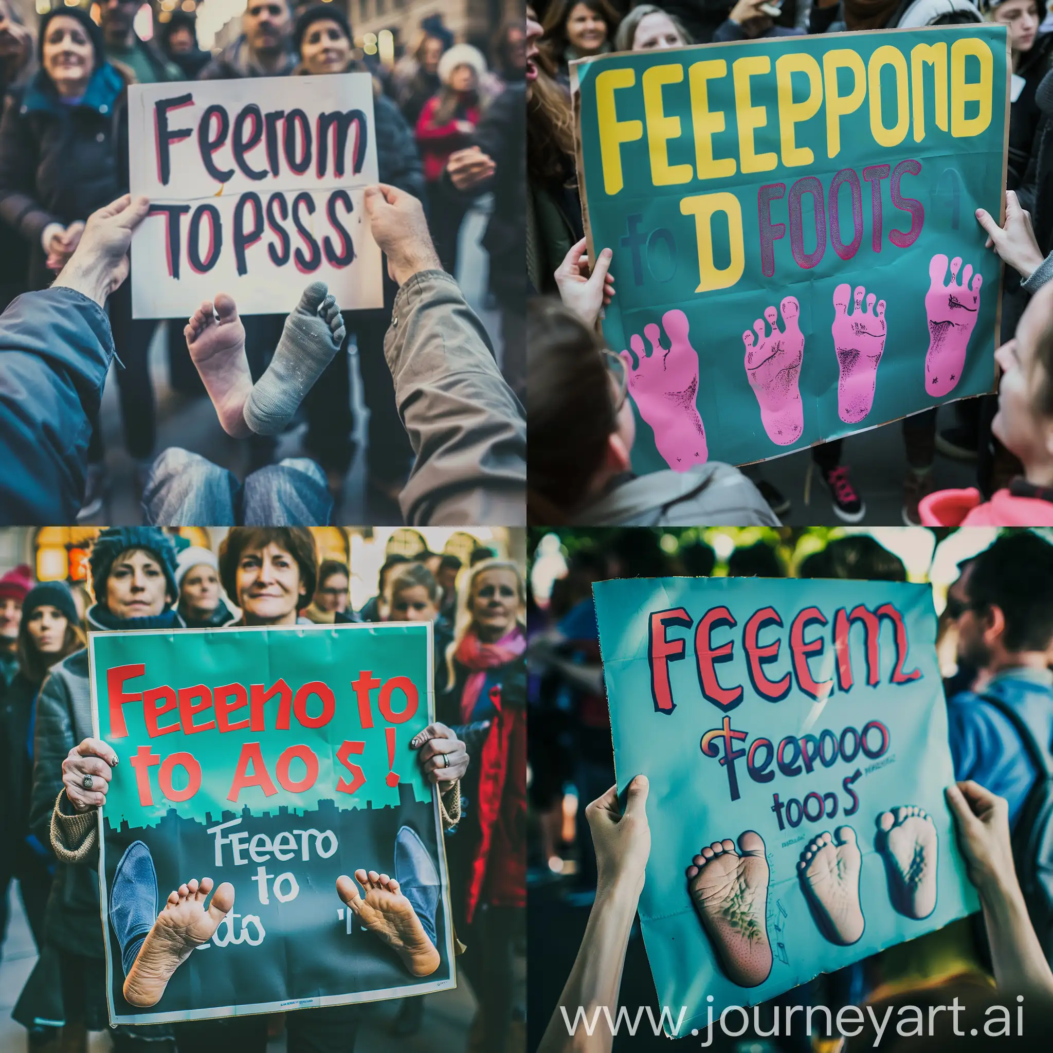Supporters-Rally-for-Freedom-to-Feets-with-Poster