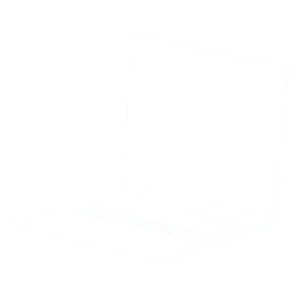 Cartoonish-Laptop-Sketch-PNG-Enhance-Your-Online-Presence-with-a-Whimsical-Touch