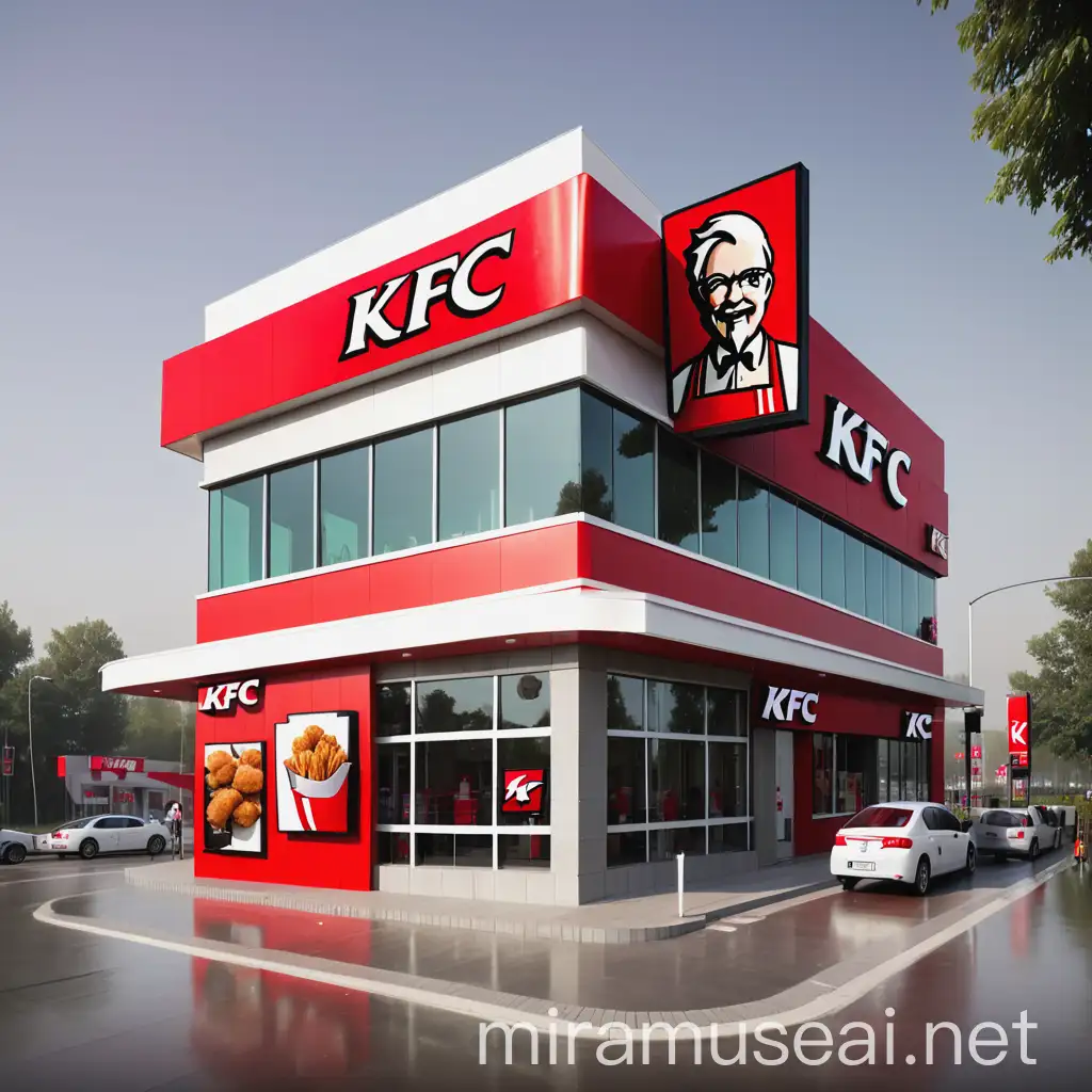 Urban Landscape Stunning KFC Building