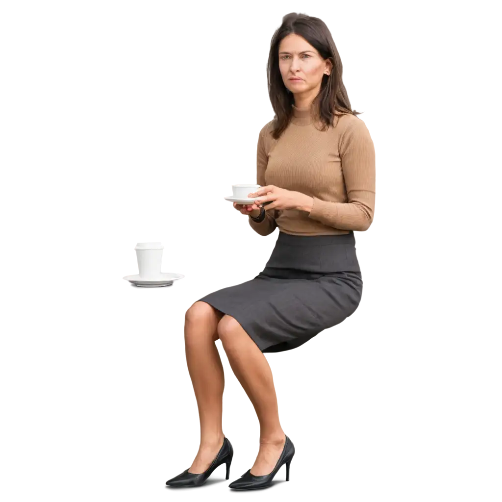 Mom-Drinks-Espresso-Coffee-in-the-Morning-PNG-Image-Depiction-for-Clarity-and-Quality