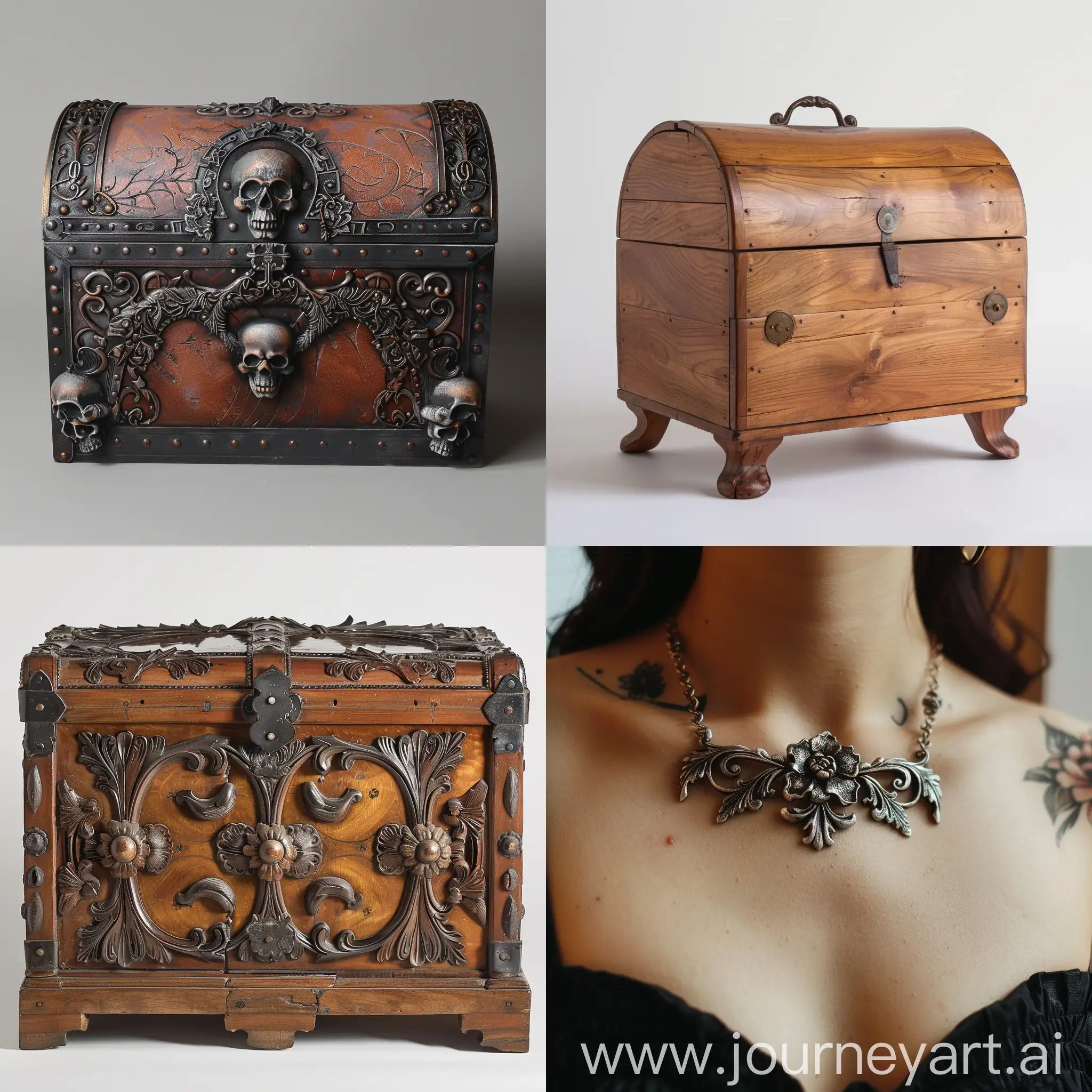 Vintage-Treasure-Chest-with-Ornate-Details-and-Rustic-Charm