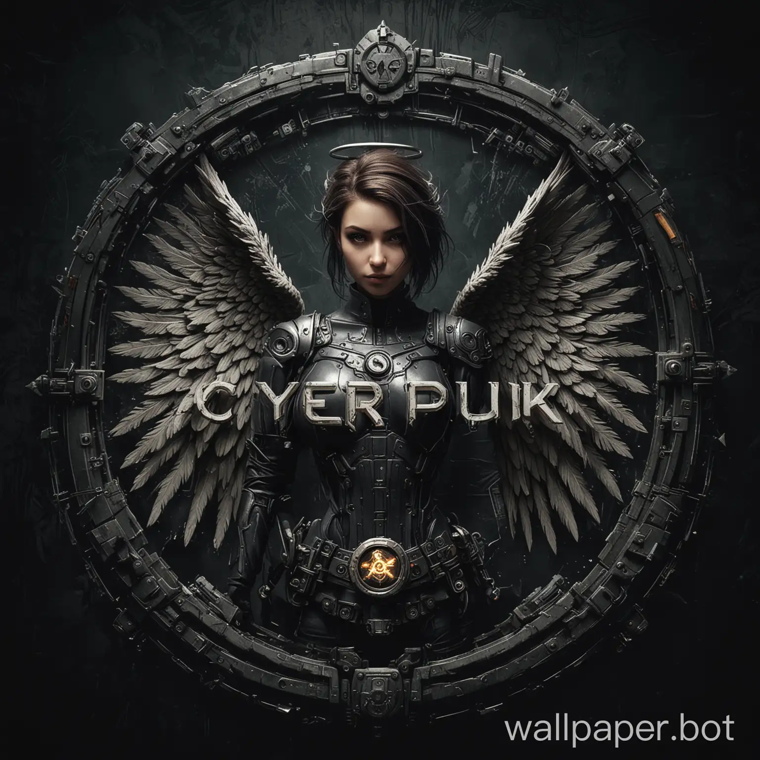 Dark-Cyberpunk-Wallpaper-with-Angel-Logo