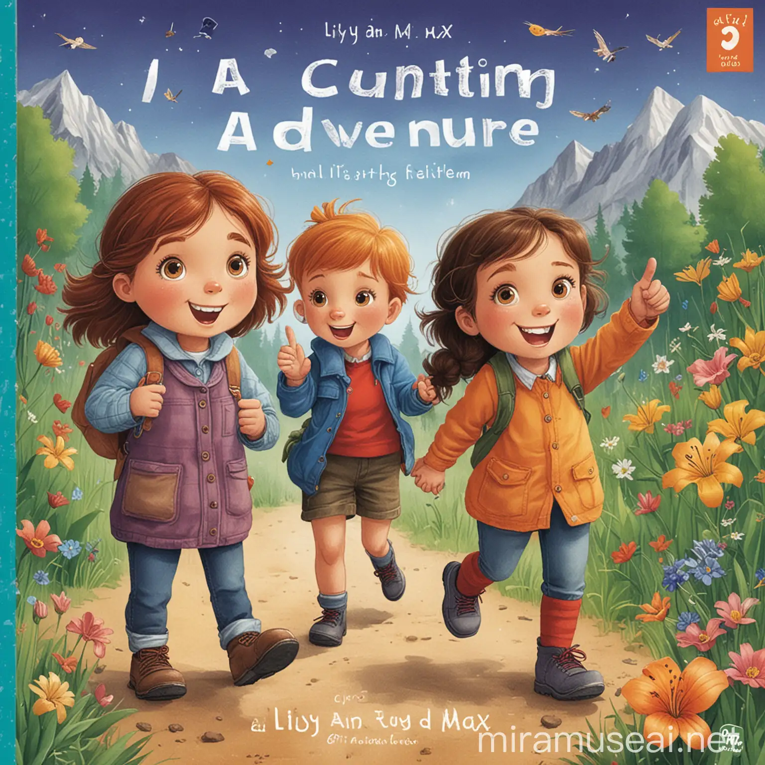 Lily and Max Grade R Big Book Colorful Counting Adventure for Children