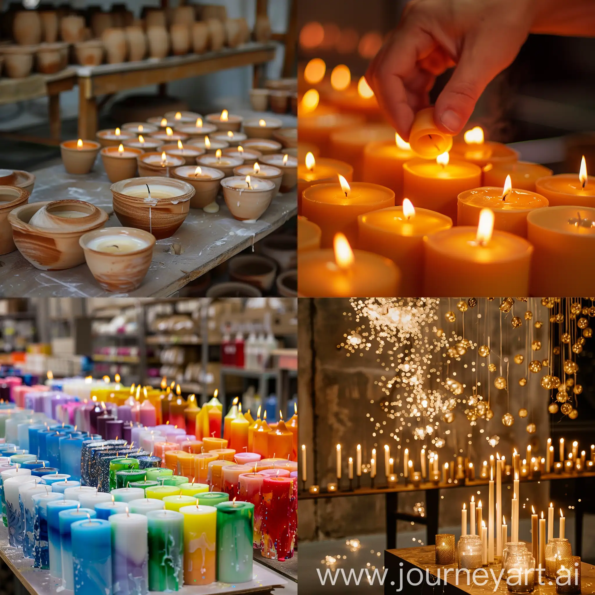 открытие студии по производству свечей, праздник