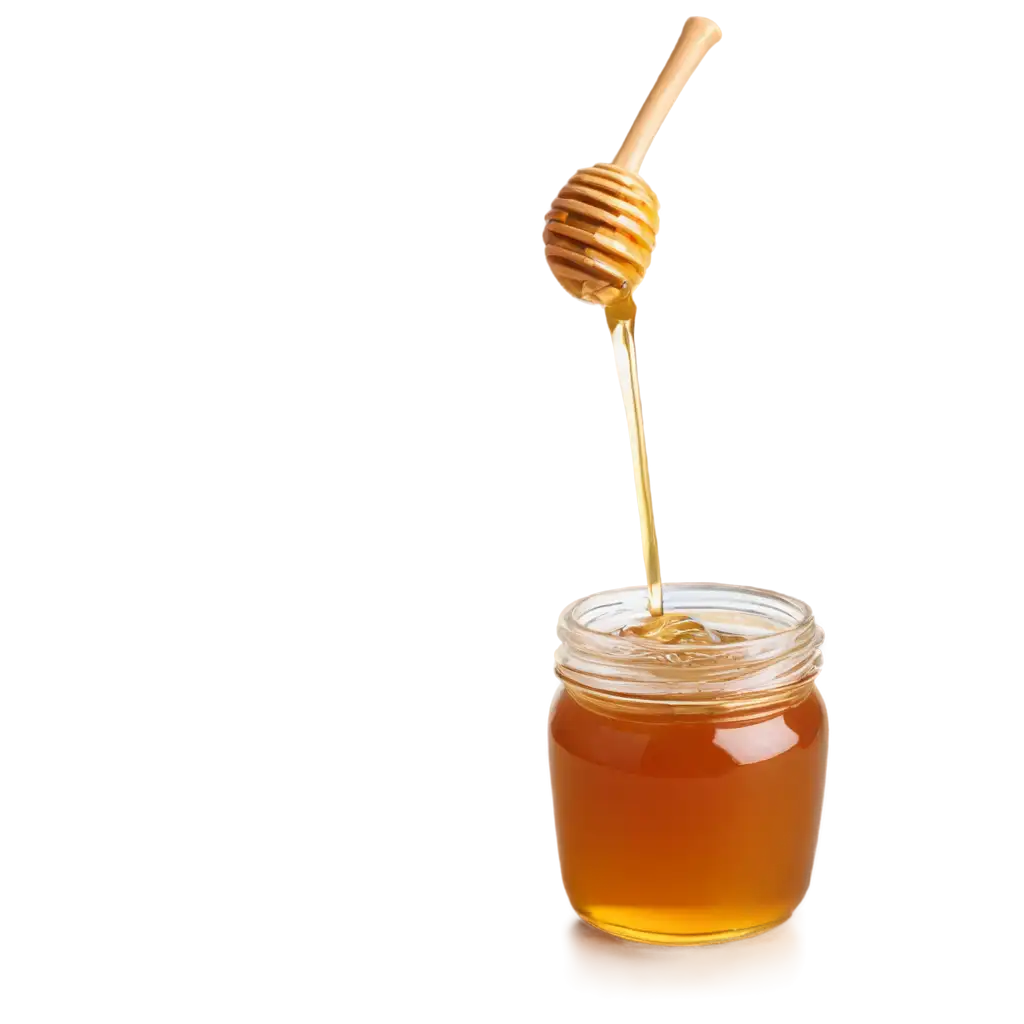 honey in jar
