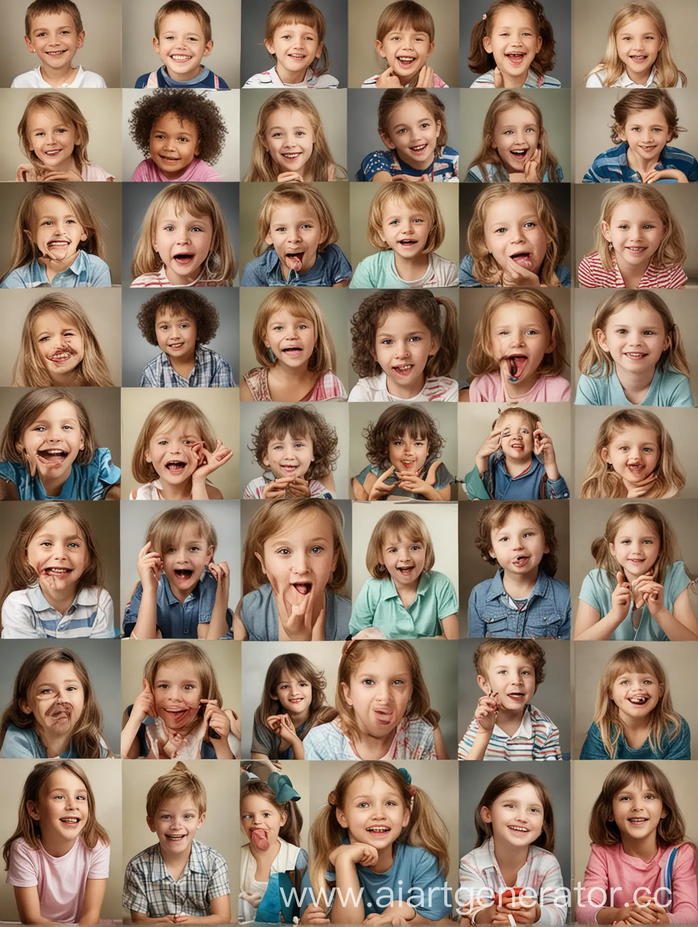 collage of children socialisation throughout their life