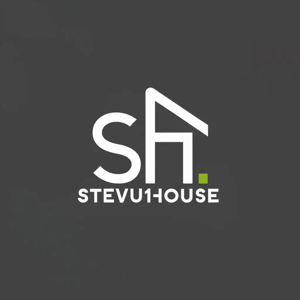 a logo design,with the text "Stevu1House", main symbol:SH,Moderate,clear background