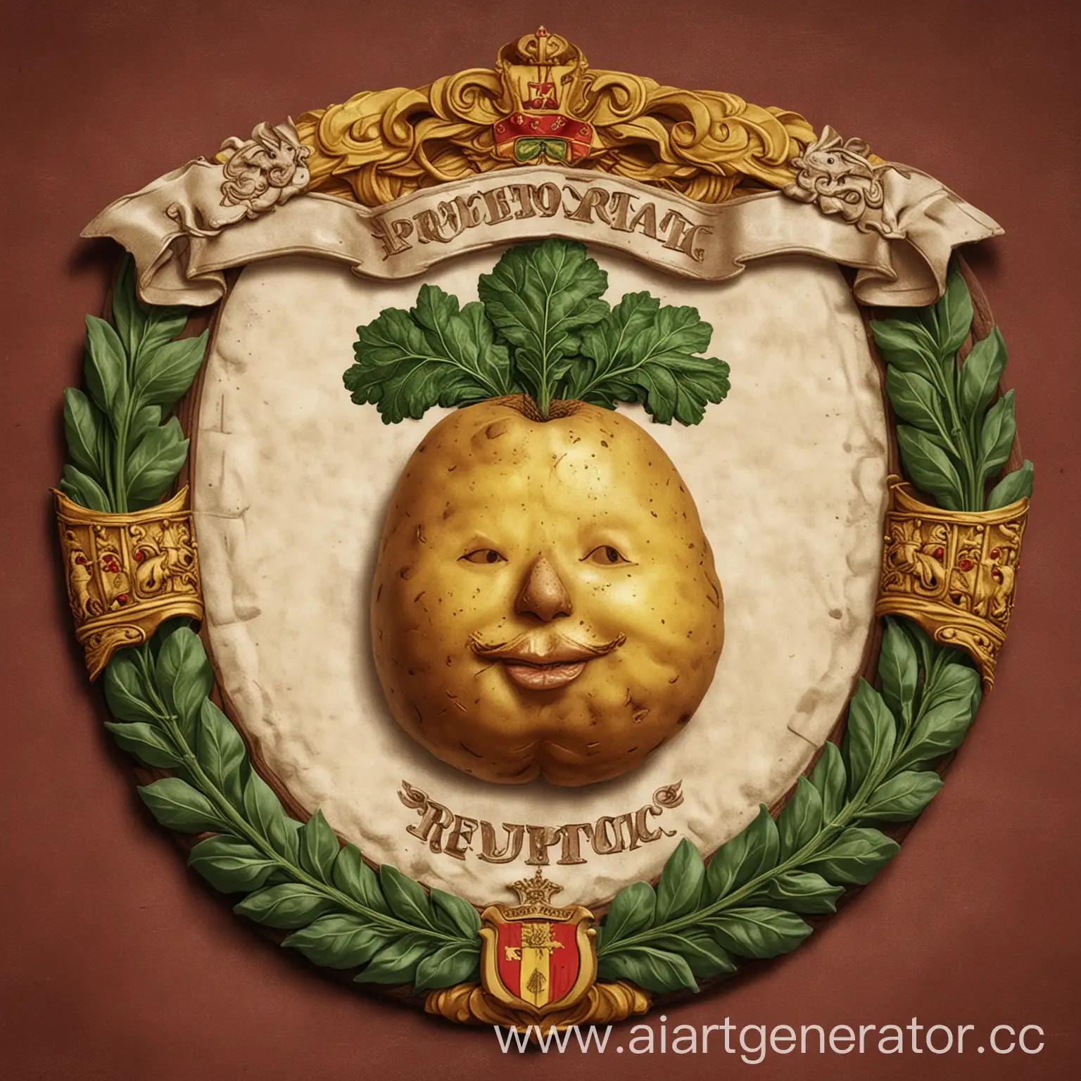 Coat-of-Arms-of-the-Potato-Republic-Symbolic-Emblem-of-Nations-Identity-and-Heritage