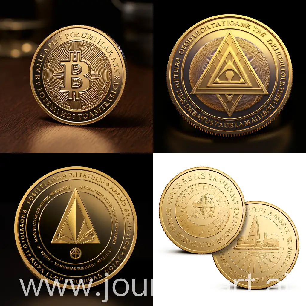 Alpha-Research-Gold-Coin-with-Future-Billionaires-Club-Inscription