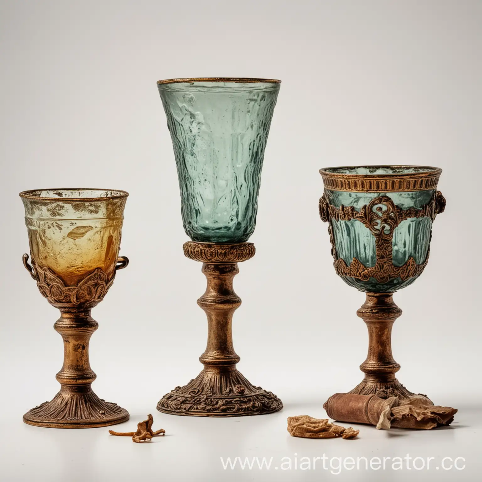 Antiquity-Ancient-Drinks-in-Unusual-Glasses-and-Goblets