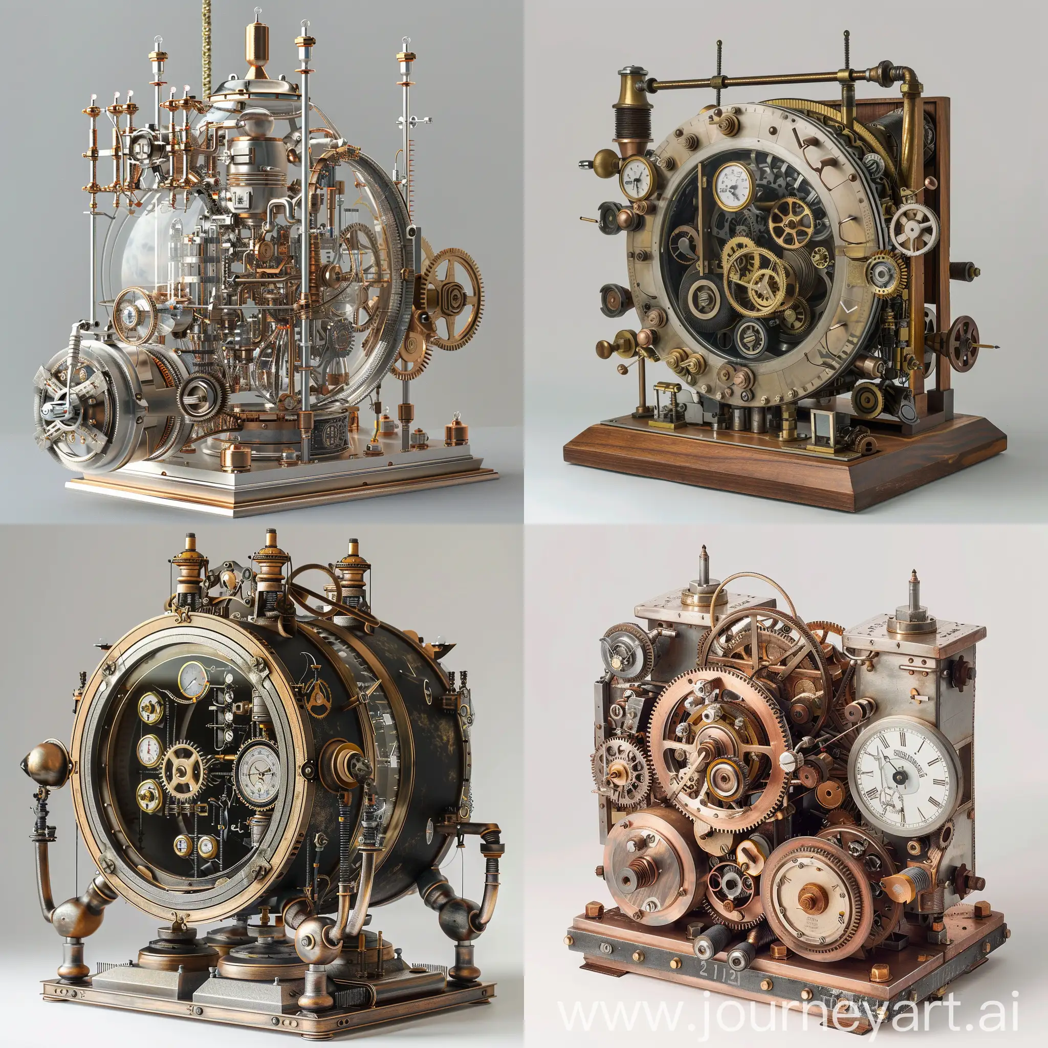 time machine with complex mechanics