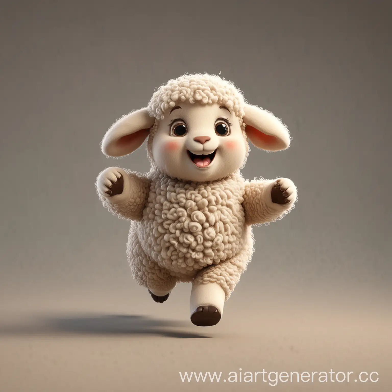 Joyful-Cartoon-Little-Sheep-Frolicking-in-a-Meadow