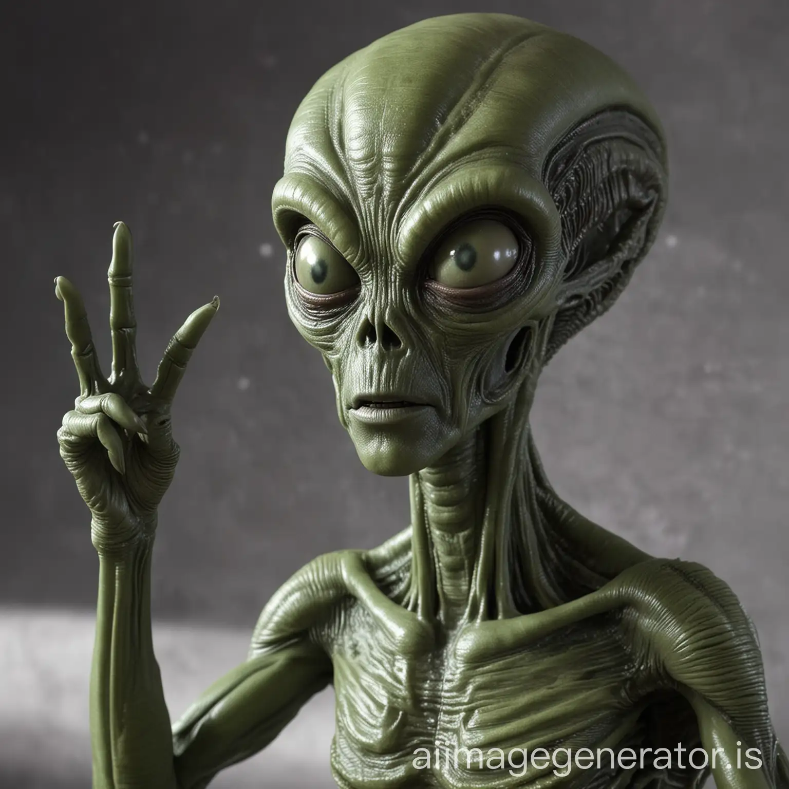 Alien giving out his opinion