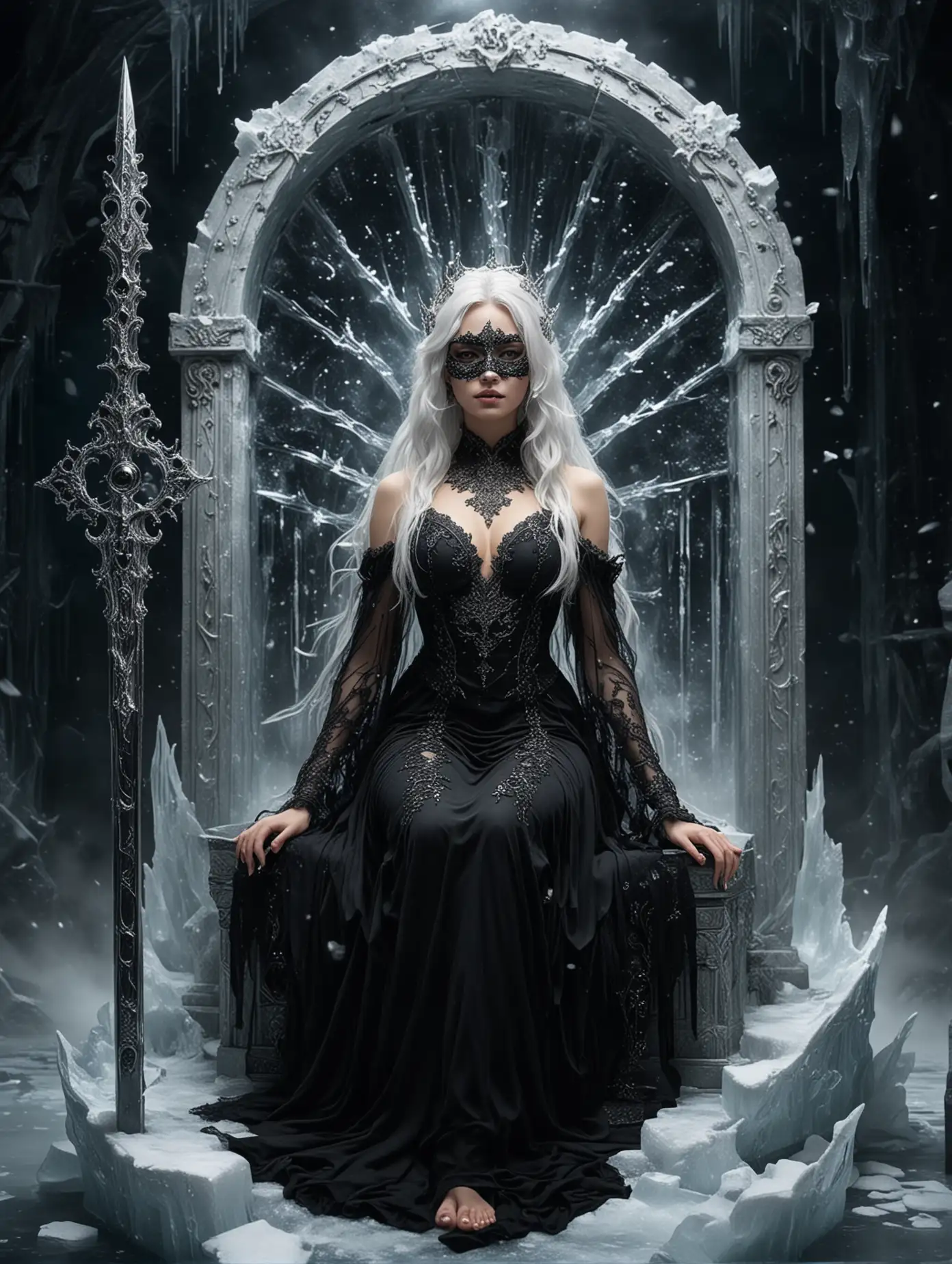 Cosmic-Ice-Goddess-with-Sword-Throne