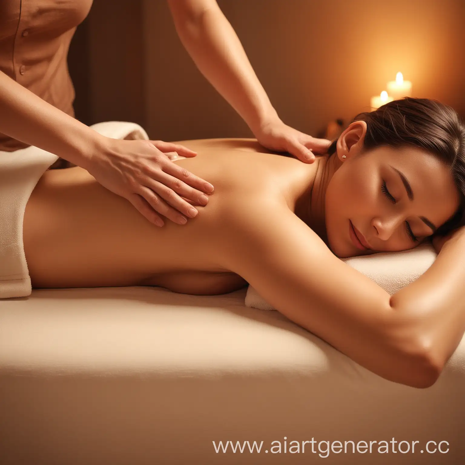 Woman-Receiving-Relaxing-Back-Massage-in-Cozy-Spa-Atmosphere