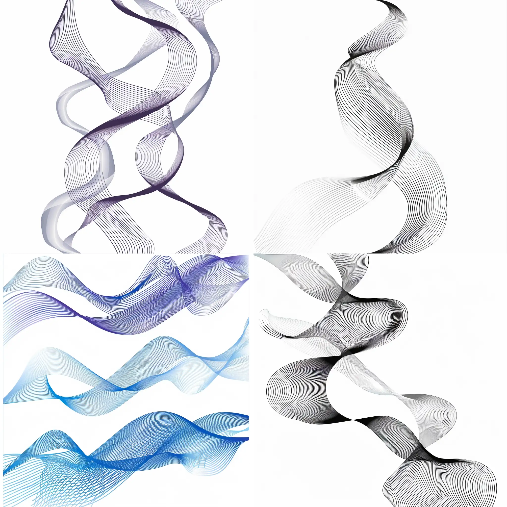 Create a decorative wavy line in vector format. The line should have a smooth, flowing pattern and use the color #EA843D. Suitable for use as a divider or ornamental element on a technology website.
