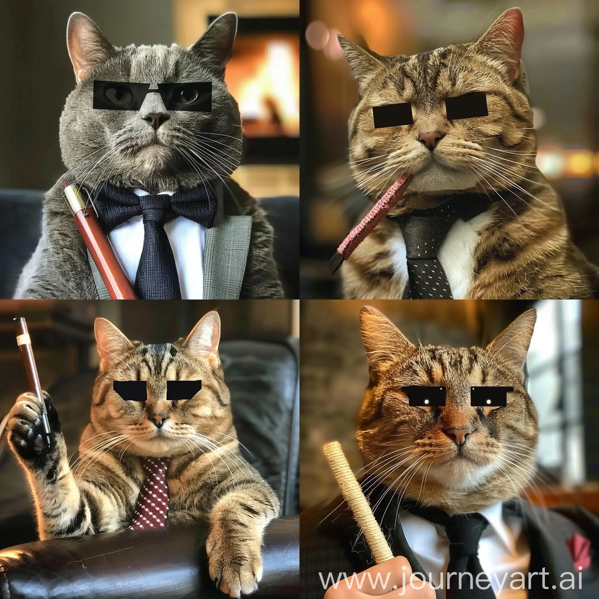 cat like a boss